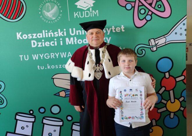 Kamil Marczak został absolwentem Koszalińskiego Uniwersytetu Dzieci i Młodzieży!