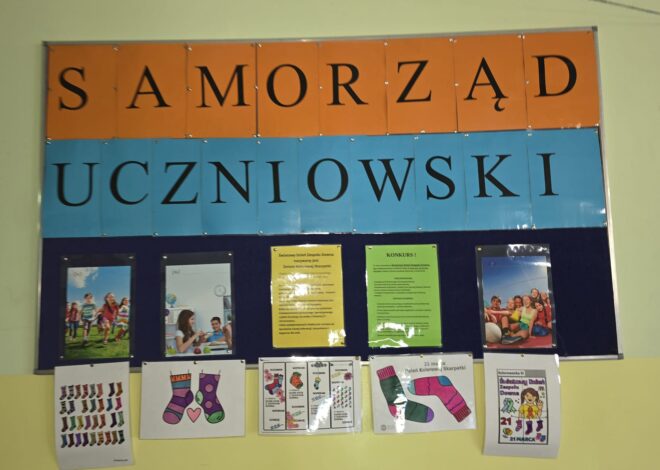 SAMORZĄD SZKOLNY OGŁASZA KONKURS !